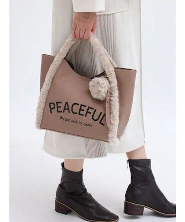 PEACEFULミニトートバッグ