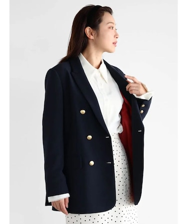 ゴールドボタンダブルブレストジャケット