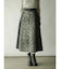 メルトンジップフレアスカート