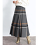 チェックフレアスカート