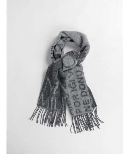 最終価格【定価¥29.700】新品♦︎ アルパカシャギーロゴロングマフラー アルパカシャギーロゴロングマフラー｜メドックの通販｜&mall（アンド
