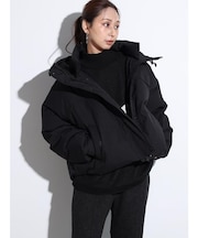 パイピング中綿ブルゾン