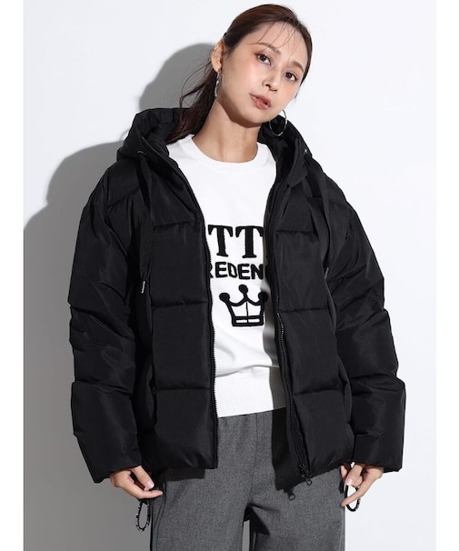 メッシュドロスト中綿ブルゾン