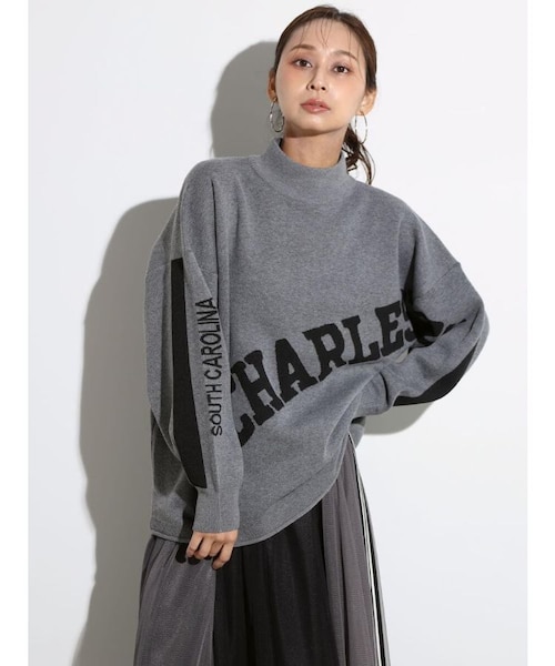 ロゴハイネックニット｜メドックの通販｜&mall（アンドモール）三井