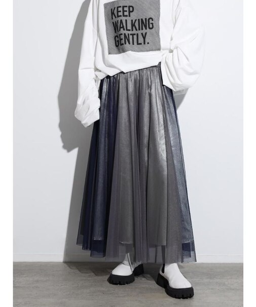 サイドラインチュールスカート