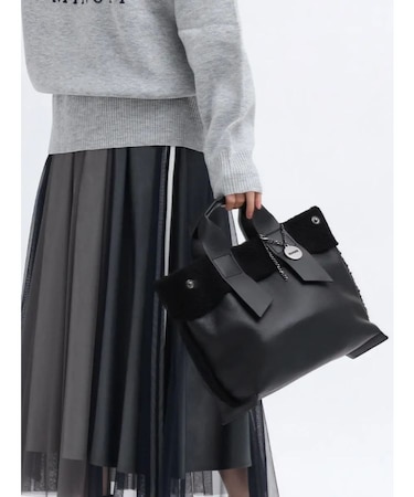 ボアコンビトートバッグ