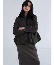 バルーンヘムフリースジップジャケット