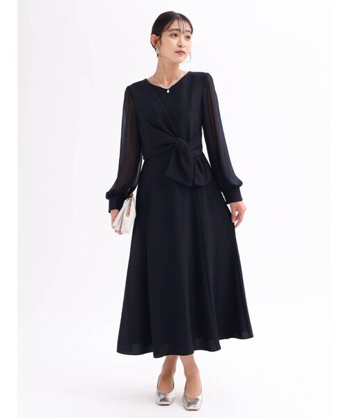 パンツレイヤードスリットドレス｜メドックの通販｜&mall（アンド