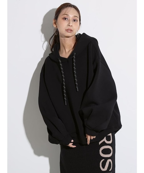 ダンボールバックロゴパーカー