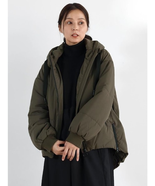 フードミドルダウンブルゾン｜メドックの通販｜&mall（アンドモール