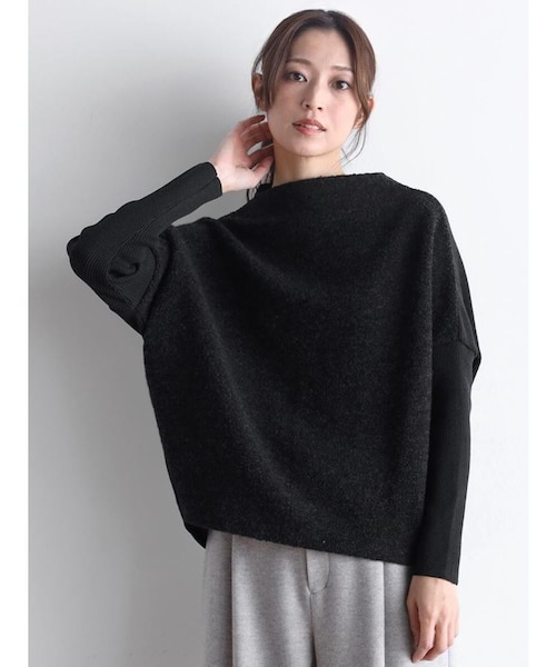 新品ドッキングスタイルボトルネックニット ドッキングスタイルボトルネックニット｜メドックの通販｜&mall