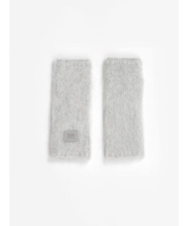 シャギーモヘアハンドウォーマー