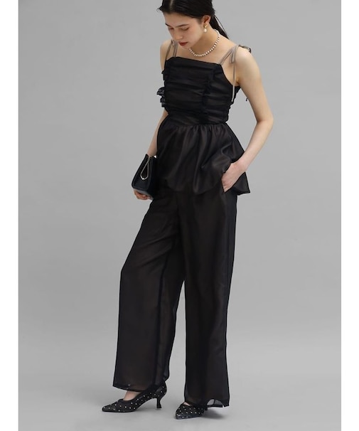 バルーンキャミブラウス＆パンツセットアップ