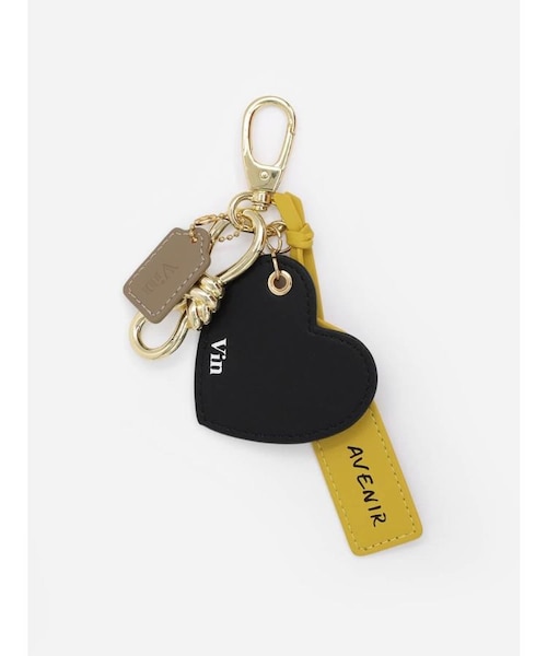 ハートレザータッチバッグチャーム｜メドックの通販｜&mall（アンド