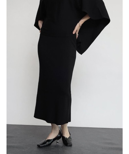 Iラインニットスカート