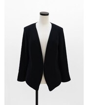 レイヤードラインノーカラージャケット（Black）