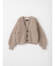 ミックスカラーループヤーンカーディガン