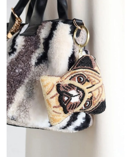 ミニポーチチャーム(dog/beige)