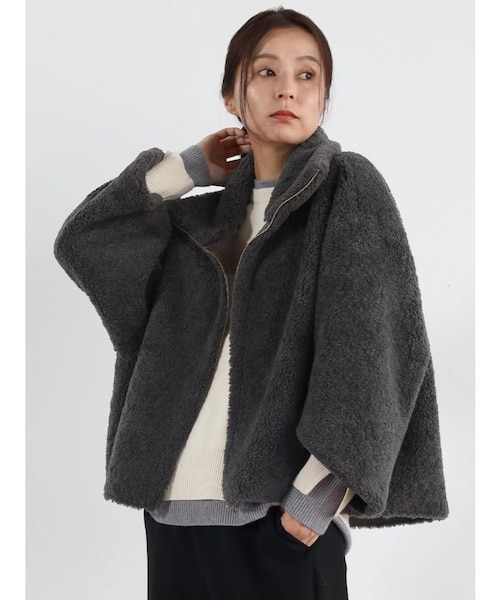 フェイクムートンリバーシブルコート｜メドックの通販｜&mall（アンド