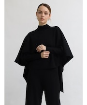 リブスリーブドルマンニットPO