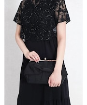 リボンハンドルモチーフパーティーバッグ