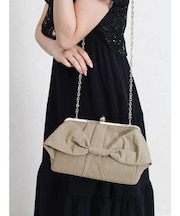 リボンハンドルモチーフパーティーバッグ