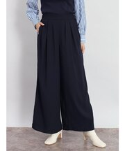 ジョーゼットドレープワイドパンツ