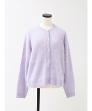 7G天竺起毛ニットカーディガン