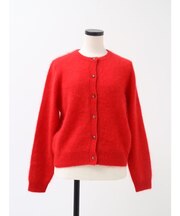 7G天竺起毛ニットカーディガン