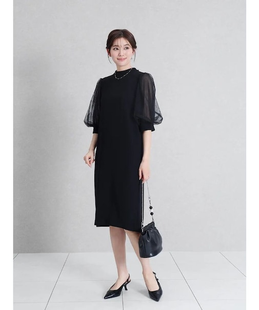 ボールチャームギャザーミニバッグ