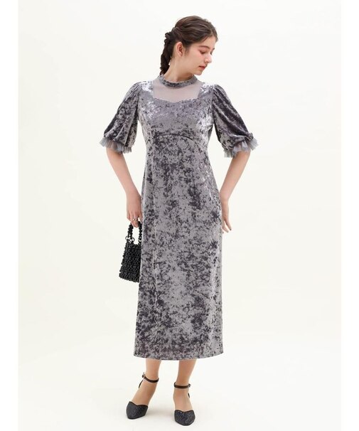 ベロアストーンワンピース