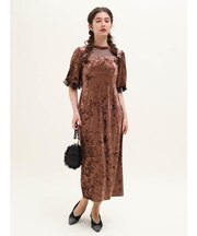 ベロアストーンワンピース