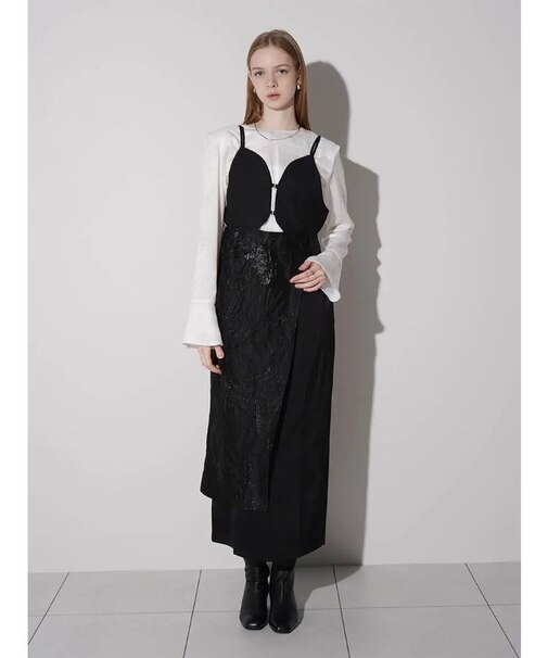 JACQUARD DOCKING DRESS