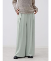 タックワイドイージーパンツ