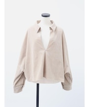 コーデュロイスキッパーブラウス