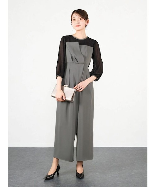 パンツレイヤードスリットドレス｜メドックの通販｜&mall（アンド