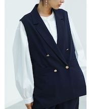 テーラードダブルブレストジレ