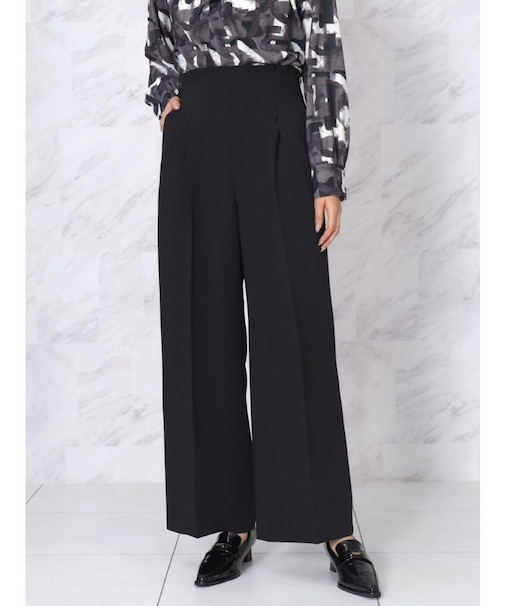 ハイウエストセンタープレスパンツ