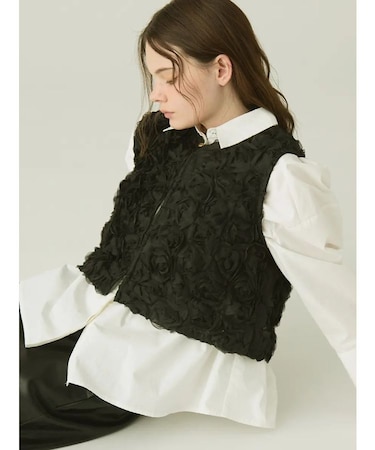 ローズフリルベスト