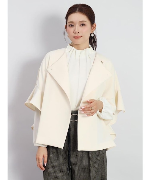 ラッフルフリルミドルジャケット