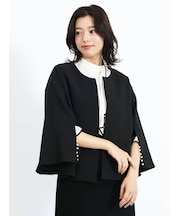 ラインパールスリーブケープジャケット