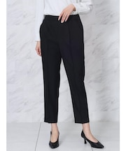 ワンタックセンタープレステーパードパンツ