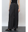ベルト付プレスワイドパンツ