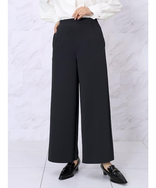 ダンボールニットワイドパンツ