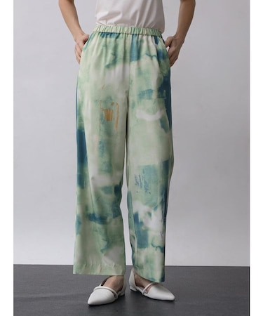 オリジナル転写プリントワイドパンツ