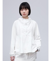 ウエスト切り替えアノラックパーカー