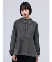 ウエスト切り替えアノラックパーカー