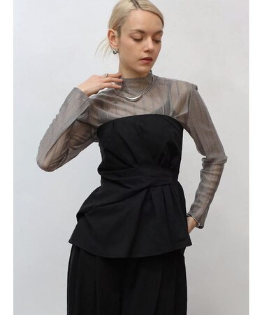 アシメタックビスチェ