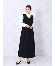 Vネックオールインワン