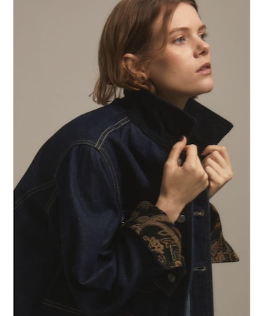 ワークポケットデニムジャケット